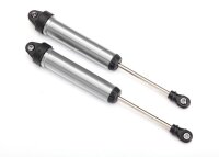 GTR Dämpfer Aluminium silber 160mm hinten ohne Gewinde (2)