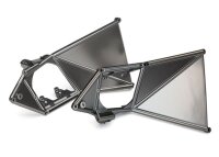Querlenker-Halter oben vorne satin schwarz-chrom l&r
