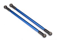 Aufhängungs-Link Alu blau hinten oben 10x206mm