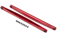 Längslenker Aluminium rot mit Kugeln (2)