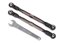 Vorspurstange 7075-T6 Alu dunkel-titan vorne 102mm (2)