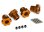 Radmitnehmer Aluminium orange 17mm