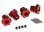 Radmitnehmer Aluminium rot 17mm