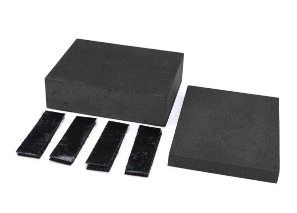 Schaumstoffblock mit Klettverschlüssen für 1/16-1/18