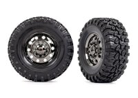 Canyon RT auf Big Rig 2.2 Felgen schwarz-chrom vorne (2)