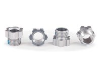 SLVR Traxx Radachse Muttern Aluminium grau (4)