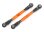 Vorspurstangen 7075-T6 Aluminium orange mit Kugelkopf