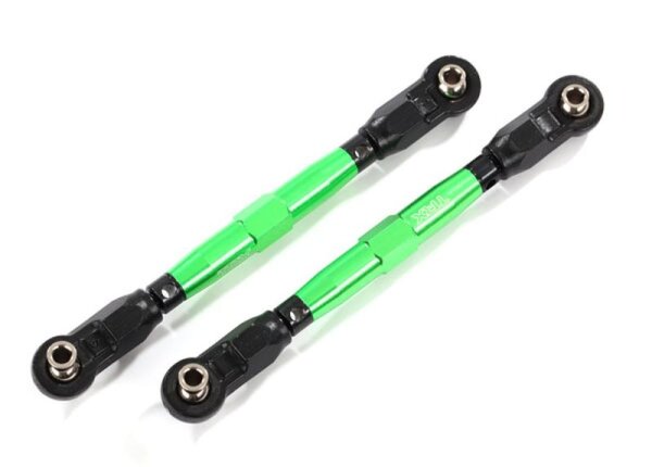 Vorspurstangen 7075-T6 Aluminium grün mit Kugelkopf