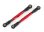Vorspurstangen 7075-T6 Aluminium rot mit Kugelkopf