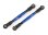 Vorspurstangen 7075-T6 Aluminium blau mit Kugelkopf