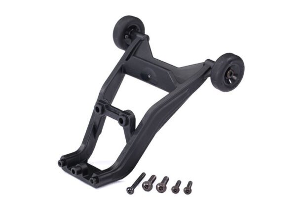Wheelie bar montiert