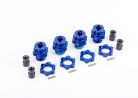 17mm Radmitnehmer & Muttern blau (für TRX9080)