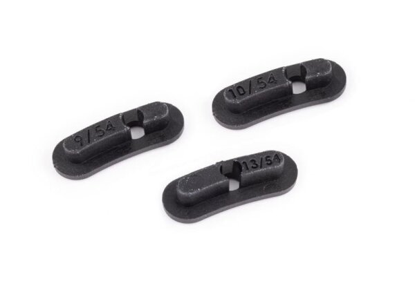 Zahnrad-Adapter fixiert