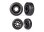 Komplettrad Wheelie bar schwarz (4)