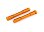 Bellcrank Lenkungs-Steher Alu orange