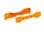 Querlenkerhalter hinten 6061-T6 Aluminium orange