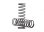 GT-Maxx Dämpfer-Feder 85mm naturfarben (1.569 rate) (2)