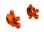 Lenkhebel 6061-T6 Aluminium orange l/r