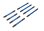 Aufhängungs-Link 6061-T6 Aluminium blau komplett