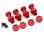 Aluminum 17mm Hex Conversion for Arrma 3S Vehicles (Red)