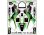Graphic Set for Losi Promoto MX (Exude) (Green)