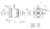 Montagekreuz für AXI 41xx V2, V1