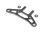 CARBON ONE-PIECE LOW PROFILE UPPER HOLDER FOR BUMPER