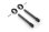 Karosseriebefestigungsset 6mm, hinten einstellbar