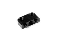 X4 Alu Platte für Graphite Karosseriebolzenhalter hinten