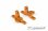 Obere T4 Befestigung mit verstellb. Roll-Center (L+R) Orange