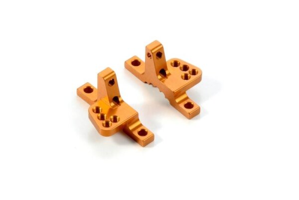 Obere Alu Bulkhead Klammern (L+R) - ORANGE