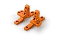 T419 Obere Alu Bulkhead Klammern (L+R) - ORANGE