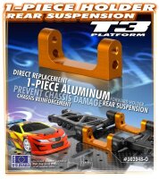 T3 Differenzialträgerhalter hinten unten Alu-Orange