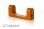 T3 Differenzialträgerhalter hinten unten Alu-Orange