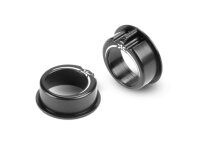 ALU ADJUSTMENT BALL-BEARING HUB +1MM - BLACK (2)