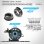 ALU ADJUSTMENT BALL-BEARING HUB +1MM - BLACK (2)