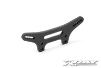 Dämpferbrücke 3,0mm, vorne, Kohlefaser