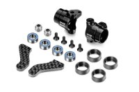 Alu Lenkungsbock mit Graphite Extension Platten - Set