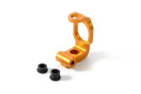 Achsschenkel C-HUB - Nachlauf 0° , vorne, Alu Orange