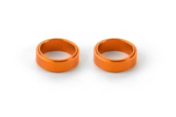 Alu Shim für radiale Spieleinstellung Lenkhebel - Orange (2)