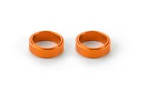 Alu Shim für radiale Spieleinstellung Lenkhebel - Orange (2)