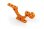 T419 Alu Bulkhead unten - ORANGE