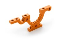T4F Alu Bulkhead unten - einstellbar -vorne rechts - Orange
