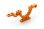 T4F Alu Bulkhead unten - einstellbar -vorne rechts - Orange