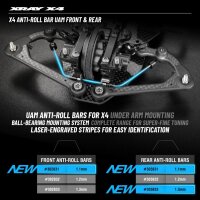 X4 ANTI-ROLL BAR UAM - UNDER ARM MOUNT - FRONT 1.2 MM