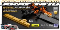 T4´18 Messing Motor Befestigungsplatte