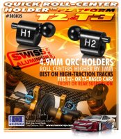 Quick-Roll-Center-Halter 4,9mm, Alu H1 + H2