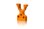 T4 Alu Mittelwelle Bulkhead geschlossen L/R - Orange