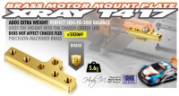 T4´17 Messing Motorbefestigungsplatte
