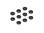 Alu Shim 3x9x1.0mm - schwarz (10)